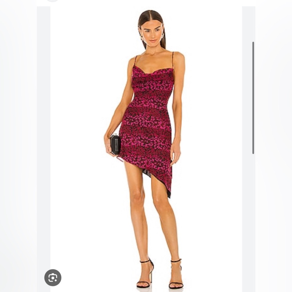 NWT NBD Doreo leopard print slip dress medium
